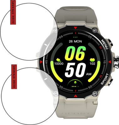 ejzatex Screen Guard for NOISEFIT FORCE SMARTWATCH, SCREEN GUARD(Pack of 2)
