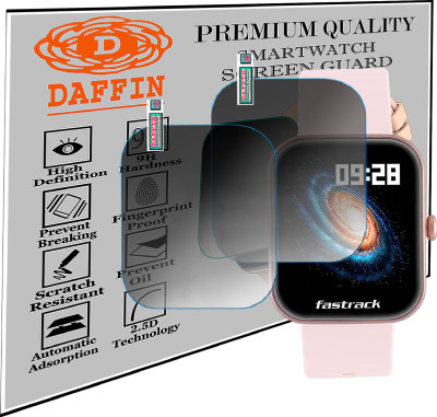 daffin Screen Guard for Fastrack Reflex Hello|BT Calling SMARTWATCH SCREENGUARD(Pack of 2)