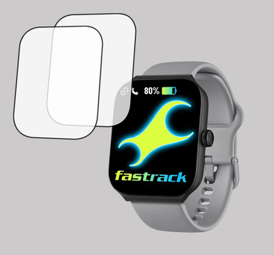 ejzatex Screen Guard for FASTRACK REVOLTT FS1 MAX SMARTWATCH, SCREEN GUARD(Pack of 2)