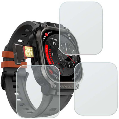 MOKPLZ Screen Guard for FIRE BOLTT CLICKK SMARTWATCH(Pack of 3)
