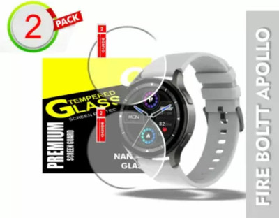 ICROMECK Screen Guard for FIRE BOLTT APOLLO SMARTWATCH(Pack of 2)