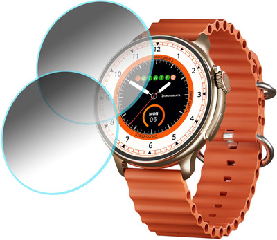 TWUAOP Screen Guard for CROSSBEATS AURA SMARTWATCH(Pack of 2)