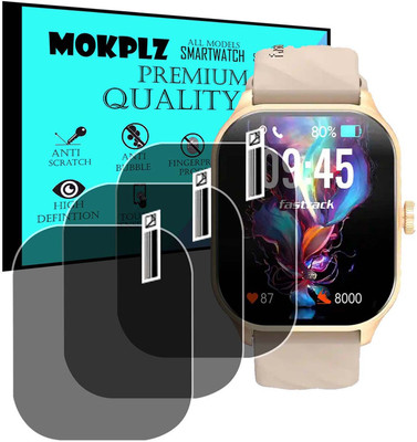 MOKPLZ Screen Guard for FASTRACK REFLEX POWER SMARTWATCH(Pack of 3)