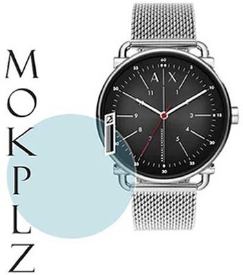 MOKPLZ Screen Guard for ARMANI EXCHANGE ROUND ANALOG BLACK WATCH(Pack of 1)