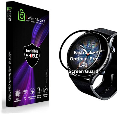 iWishKart Screen Guard for Fastrack Optimus Pro, 1.43Inch, 3D Curved Original Premium Screen Guard Protector (PMMA)| Edge to Edge Protection | NOT Tempered GLASS | SmartWatch NOT included(Pack of 1) iWishKart Screen Guard for Fastrack Optimus Pro, 1.43Inch, 3D Curved Original Premium Screen Guard Protector (PMMA)| Edge to Edge Protection | NOT Tempered GLASS | SmartWatch NOT included(Pack of 1)