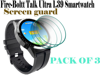 HIDEOUS Screen Guard for Fire-Boltt Talk Ultra(Pack of 3)