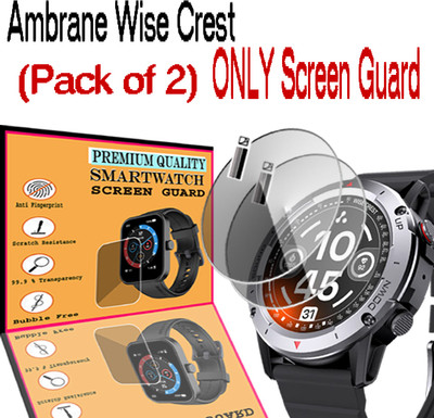 daffin Screen Guard for Ambrane Wise Crest(Pack of 2)