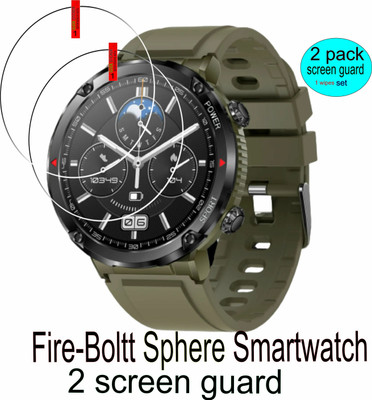ICROMECK Screen Guard for Fire-Boltt Sphere SMARTWATCH(Pack of 2)