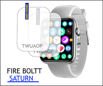 TWUAOP Screen Guard for FIRE BOLTT SATURN(Pack of 2)