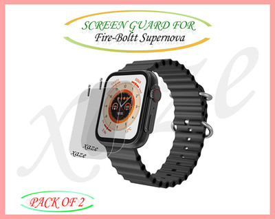 XAZE Screen Guard for Fire-Boltt Supernova Smartwatch(Pack of 2)