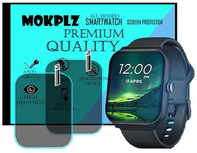 MOKPLZ Screen Guard for FASTRACK LIMITLESS FS1 SMARTWATCH(Pack of 2)