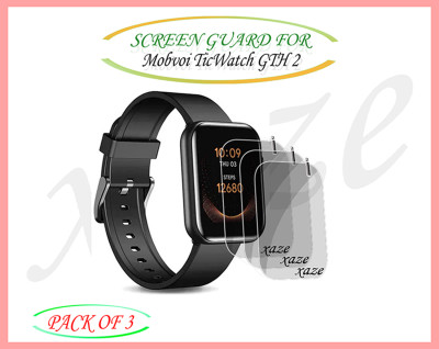 XAZE Screen Guard for Mobvoi TicWatch GTH 2 Smartwatch(Pack of 3)