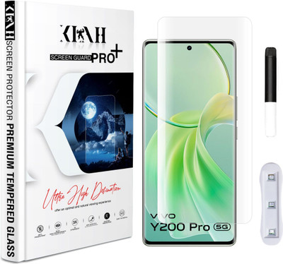 KLAH Screen Guard for Vivo Y200 Pro 5G, Borderless UV Glass Protection(Pack of 1)