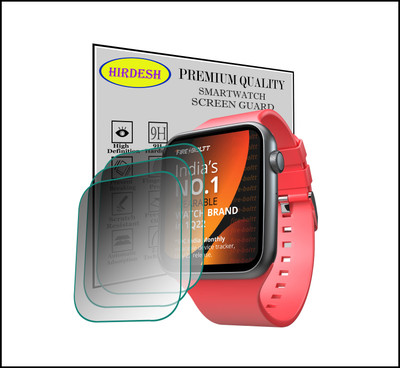 hirdesh Screen Guard for Fire-Boltt Ring(Pack of 3)