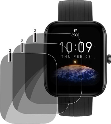 XAZE Screen Guard for Amazfit Bip 3 Pro Smartwatch(Pack of 3)