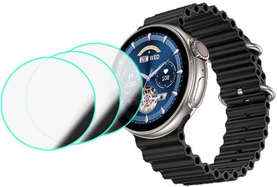 MOKPLZ Screen Guard for FIRE BOLTT ASTEROID SMARTWATCH(Pack of 3)