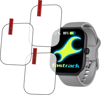 EJZATI Edge To Edge Screen Guard for FASTRACK REVOLTT FS1 MAX SMARTWATCH, SCREEN GUARD(Pack of 3)
