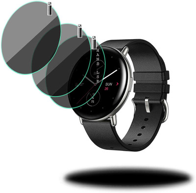 HANS LSR Screen Guard for AMAZFIT ZEPP E STYLISH CIRCLE(Pack of 3)