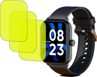 EJZATI Edge To Edge Screen Guard for DIZO WATCH D2 SMARTWATCH SCREEN GUARD(Pack of 3)