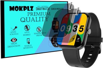 MOKPLZ Screen Guard for AMBRANE WISE EON MAX SMARTWATCH(Pack of 2)