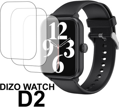 TWUAOP Screen Guard for DIZO WATCH D2(Pack of 3)