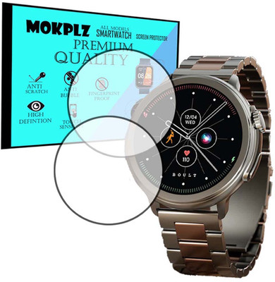 MOKPLZ Screen Guard for BOULT CROWN R SMARTWATCH(Pack of 2)