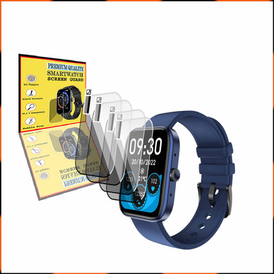 HIDEOUS Screen Guard for FIRE BOLTT JAGUAR SMARTWATCH(Pack of 4)