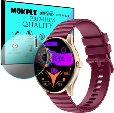 MOKPLZ Screen Guard for GIZMORE ORBIT MAX SMARTWATCH(Pack of 1)