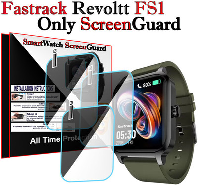 HIDEOUS Screen Guard for Fastrack Revoltt FS1(Pack of 3)