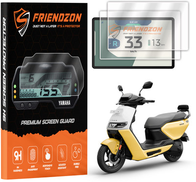 FriendZon Screen Guard for Ather Rizta S / Rizta Z EV Scooter | Anti Scratch | HD Clear | Anti Fingerprint | 7 INCH TFT Digital Meter Instrument Cluster Accessory [Not A Tempered Glass](Pack of 2)