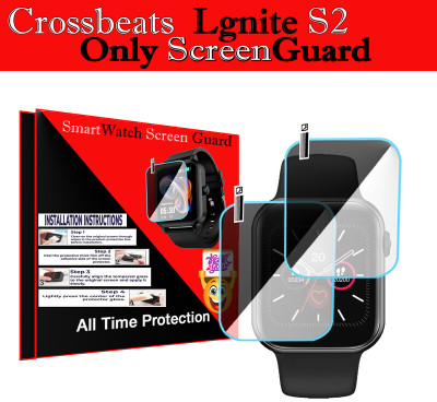 HIDEOUS Screen Guard for Crossbeats Ignite S2(Pack of 2)