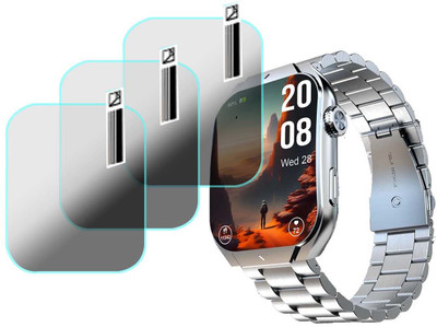 MOKPLZ Screen Guard for BEATXP UNBOUND CURV SMARTWATCH(Pack of 3)