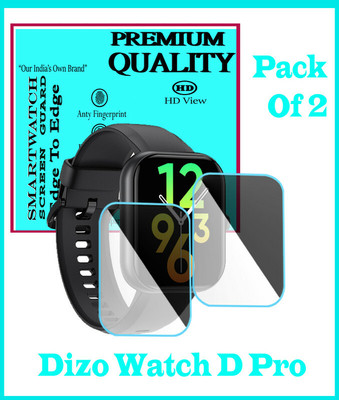 HIDEOUS Screen Guard for DIZO WATCH D PRO(Pack of 2)