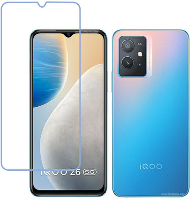 DVMART Screen Guard for 9H Crystal Clear vivo iQOO Z6(Pack of 1)