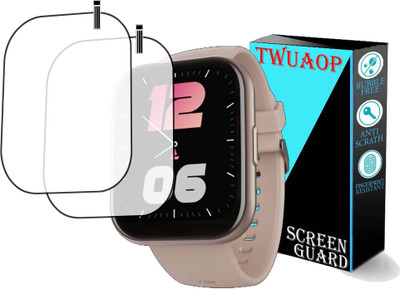 TWUAOP Screen Guard for BOAT WAVE ACTIVE SMARTWATCH(Pack of 2)
