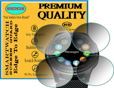 hirdesh Screen Guard for SAMSUNG Gear S3 Frontier(Pack of 4)