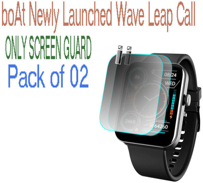 daffin Screen Guard for boAt Wave Leap Call(Pack of 2)