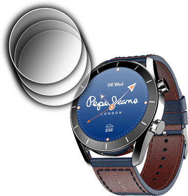 ejzatex Screen Guard for PEBBLE X PEPE JEANS SMARTWATCH, SCREEN GUARD(Pack of 3)