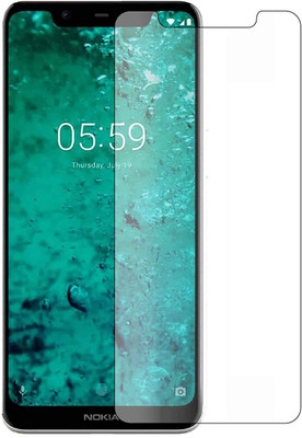 ELEF Screen Guard for Nokia 5.1 Plus Front Flexible Impossible Fiber Glass (Not Tempered Glass)(Pack of 1)