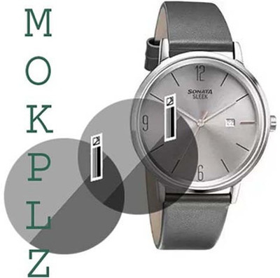 MOKPLZ Screen Guard for SONATA SLEEK ANALOG GREY DIAL(Pack of 2)