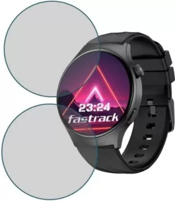 LIGHTWINGS Screen Guard for FASTRACK OPTIMUS PRO 1.43 SMART WATCH TEMPERED GLASS ( PACK OF 2)(Pack of 2)