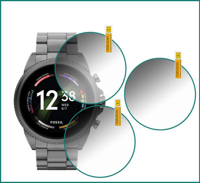 YCHROZE Screen Guard for Fossil Gen 6(Pack of 3)