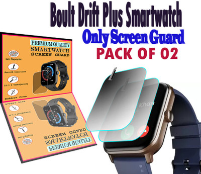 daffin Screen Guard for Boult Drift+(Pack of 2)