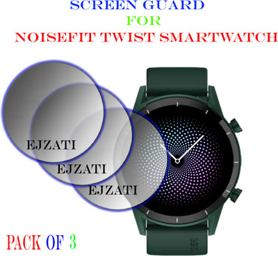 EJZATI Screen Guard for NoiseFit Twist SMARTWATCH(Pack of 3)