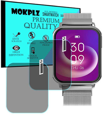 MOKPLZ Screen Guard for FIRE BOLTT KING SMARTWATCH(Pack of 2)