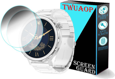 TWUAOP Screen Guard for PEBBLE DIVA SMARTWATCH(Pack of 2)