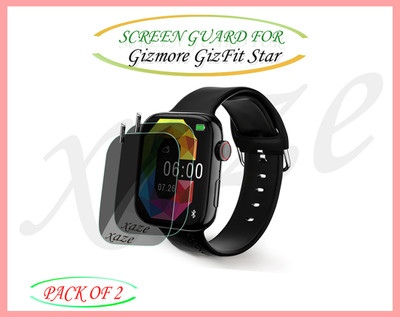 XAZE Screen Guard for Gizmore GizFit Star Smartwatch(Pack of 2)