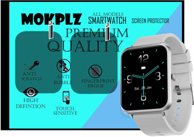 MOKPLZ Screen Guard for FIRE BOLTT NINJA CALL PRO MAX SMARTWATCH(Pack of 2)