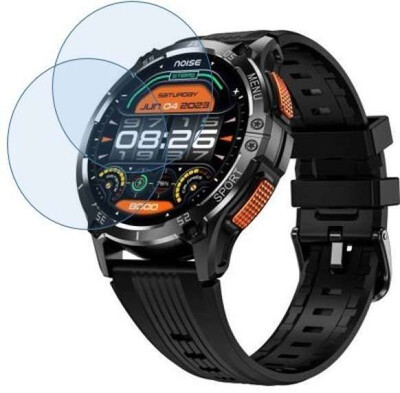 Aaruteck Screen Guard for SMARTWATCH Noisefit Force Plus(Pack of 2)