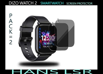 HANS LSR Screen Guard for DIZO WATCH 2(Pack of 2)